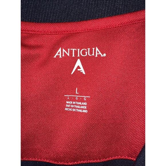 Boston Red Sox MLB Polo Golf Shirt Men’s Large Antigua EUC - Picture 5 of 5